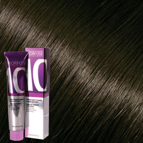 MORFOSE 10 HAIR COLOR CREAM 6.1 DARK ASH AUBURN 3.38OZ M1035OZ61