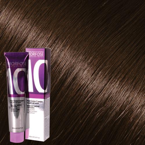 MORFOSE 10 HAIR COLOR CREAM 6.3 DARK GOLDEN BROWN 3.38OZ M1035OZ63