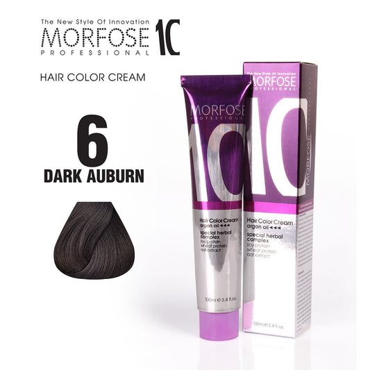 MORFOSE 10 HAIR COLOR CREAM 6 DARK BLONDE 3.38OZ M1035OZ6