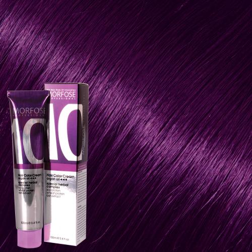 MORFOSE 10 HAIR COLOR CREAM 7.22 LIGHT VIOLET 3.38OZ M1035OZ722