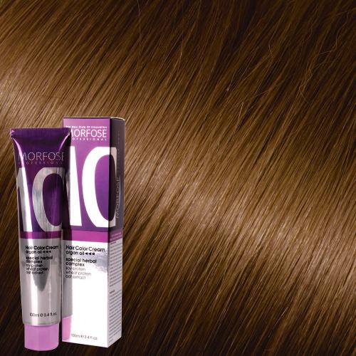 MORFOSE 10 HAIR COLOR CREAM 7.35 WARM CHOCOLATE BROWN 3.38OZ M1035OZ735
