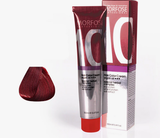 MORFOSE 10 HAIR COLOR CREAM 7.65 CONTRAST LOVE FIRE 3.38OZ M1035OZ765