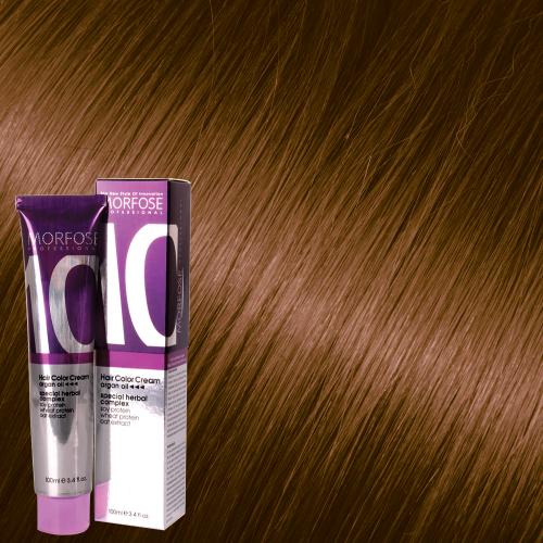 Morfose 10 Hair Color Cream 7.77 – Warm Caramel Brown | Tinte Nutritivo con Aceites Naturales | 100 ml