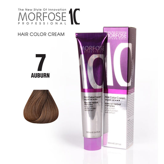 MORFOSE 10 HAIR COLOR CREAM 7 MEDIUM BLONDE 3.38OZ M1035OZ7