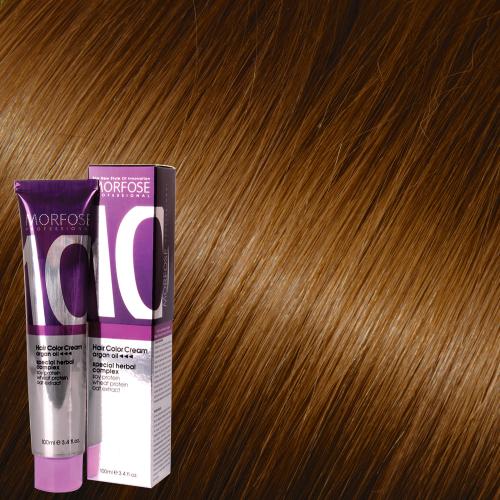 MORFOSE 10 HAIR COLOR CREAM 8.73 WARM CAPPUCCINO BROWN 3.38OZ M1035OZ873