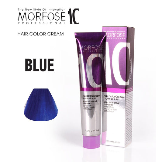 MORFOSE 10 HAIR COLOR CREAM BLUE 3.38OZ M1035OBLUE
