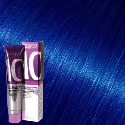 MORFOSE 10 HAIR COLOR CREAM BLUE 3.38OZ M1035OBLUE