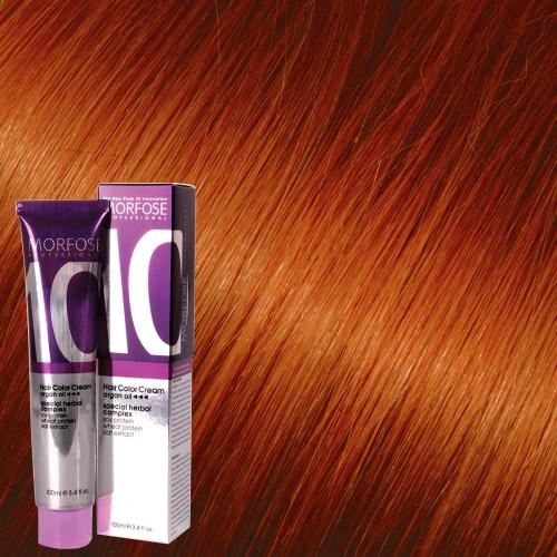 MORFOSE 10 TINTE CAPILAR 8.34 COBRE CASTAÑO CLARO – 100ML