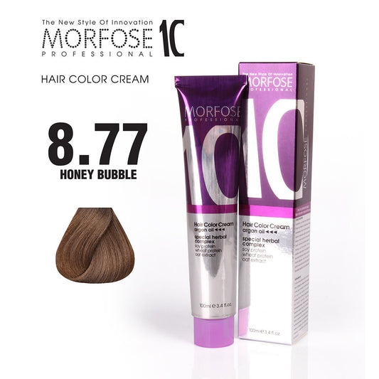MORFOSE 10 TINTE CAPILAR 8.77 BURBUJA DE MIEL LUMINOSA 100ML