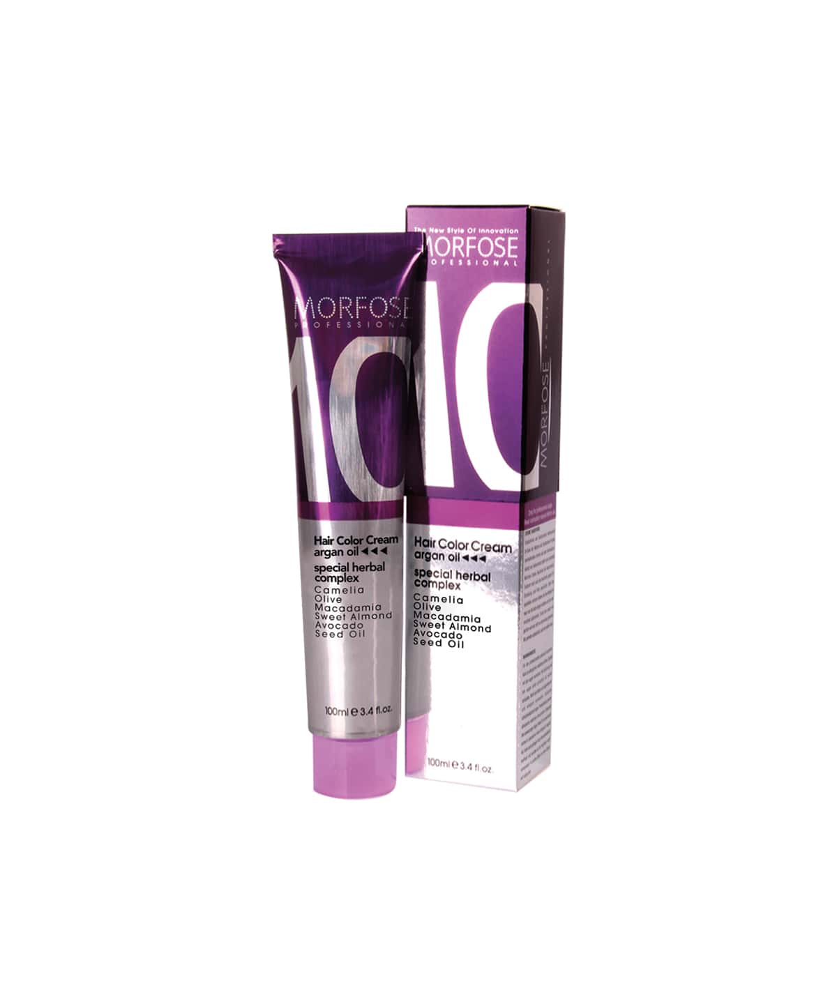 MORFOSE 10 HAIR COLOR CREAM 7.34 LIGHT COPPER BROWN 3.38OZ M1035OZ734
