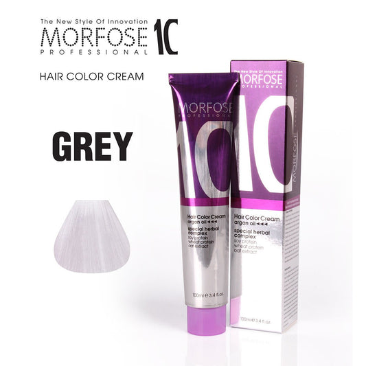 MORFOSE 10 HAIR COLOR CREAM FOR GREY – COBERTURA TOTAL DE CANAS – 100ML