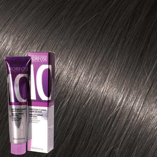 MORFOSE 10 HAIR COLOR CREAM FOR GREY – COBERTURA TOTAL DE CANAS – 100ML
