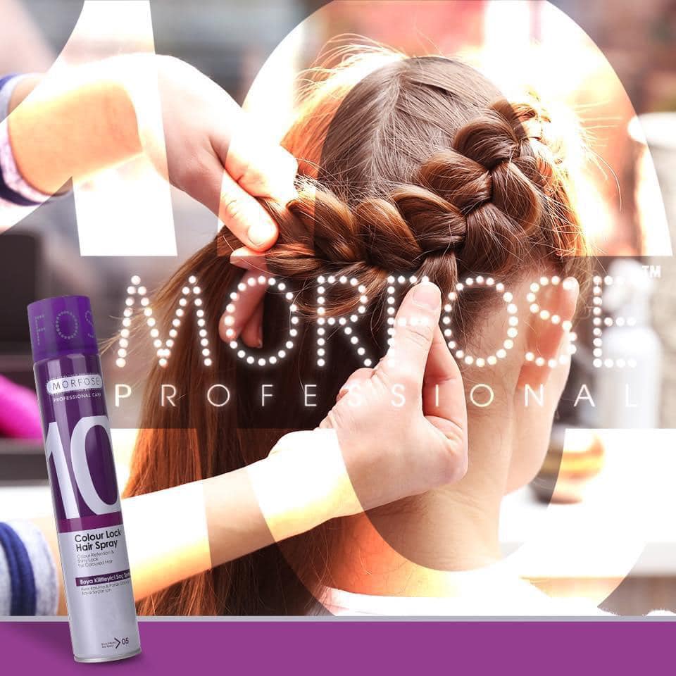 💜 MORFOSE 10 PROFESSIONAL COLOUR LOCK HAIR SPRAY 13.5 OZ (M10CLHS)