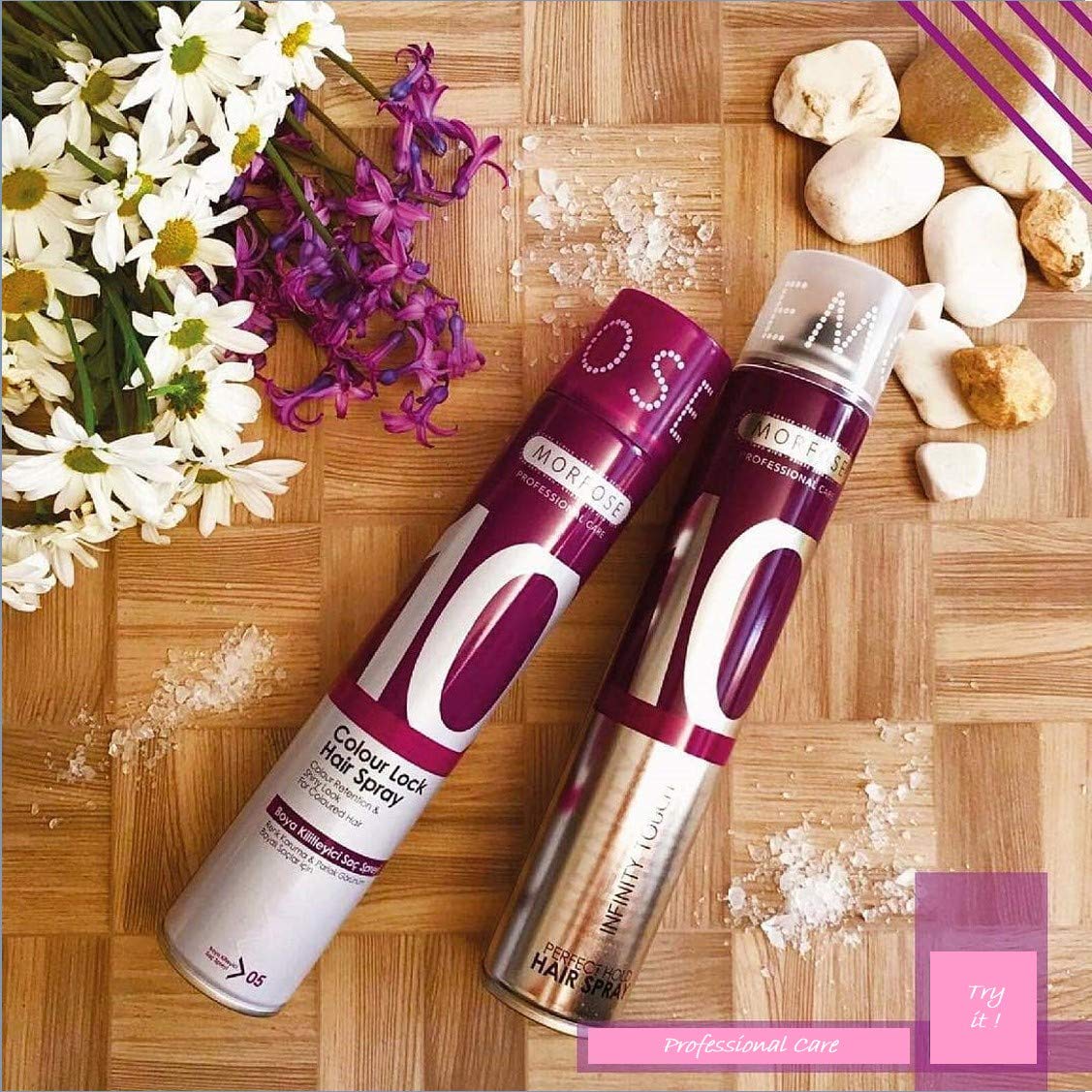 💜 MORFOSE 10 PROFESSIONAL COLOUR LOCK HAIR SPRAY 13.5 OZ (M10CLHS)