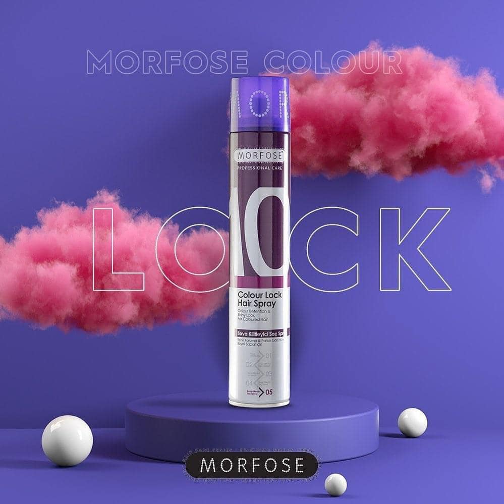💜 MORFOSE 10 PROFESSIONAL COLOUR LOCK HAIR SPRAY 13.5 OZ (M10CLHS)