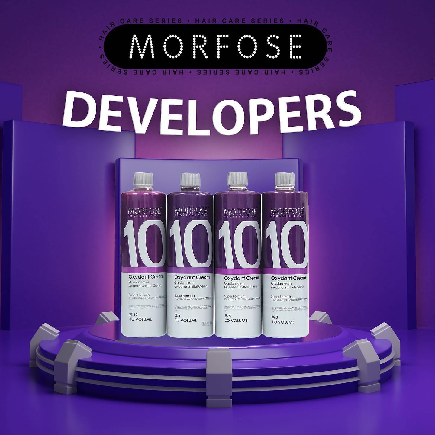 💜 MORFOSE 10 PROFESSIONAL PERÓXIDO 30 VOL – 33.81 OZ (M10P3033)