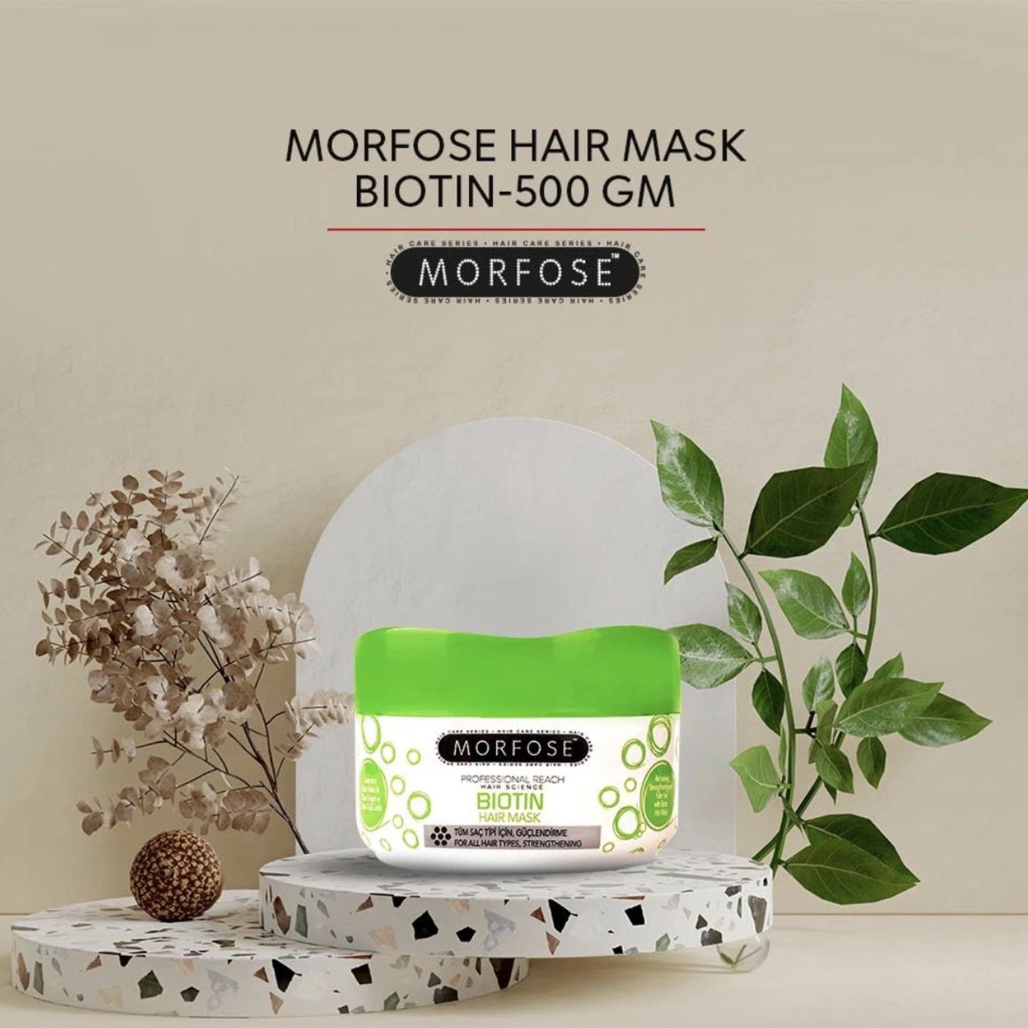MORFOSE PROFESSIONAL BIOTIN MASCARILLA 8.45OZ MBHM250