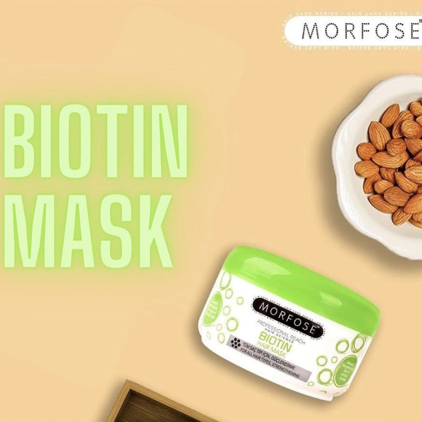 MORFOSE PROFESSIONAL BIOTIN MASCARILLA 8.45OZ MBHM250