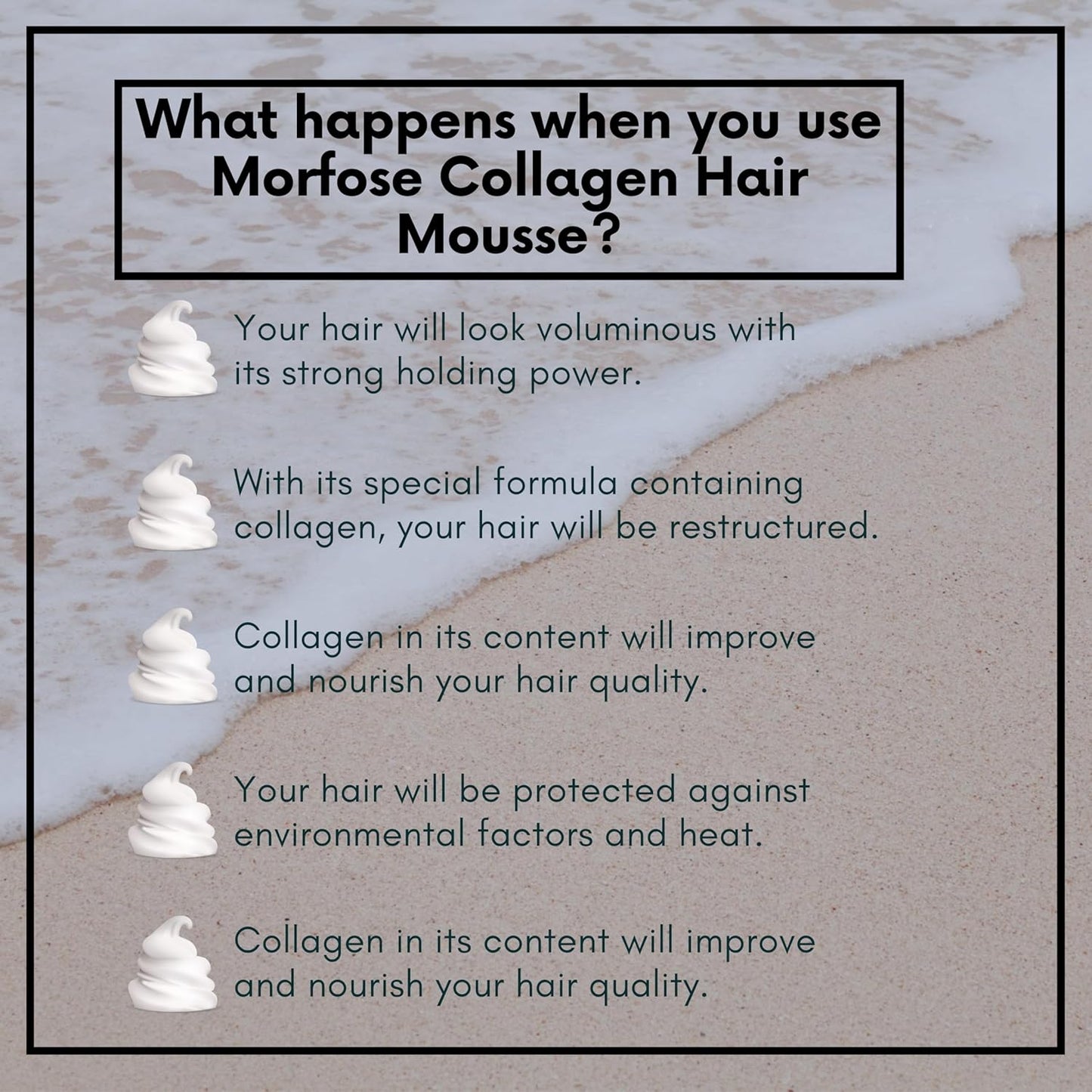 MORFOSE PROFESSIONAL COLÁGENO HAIR MOUSSE 8.45OZ (MCHM)