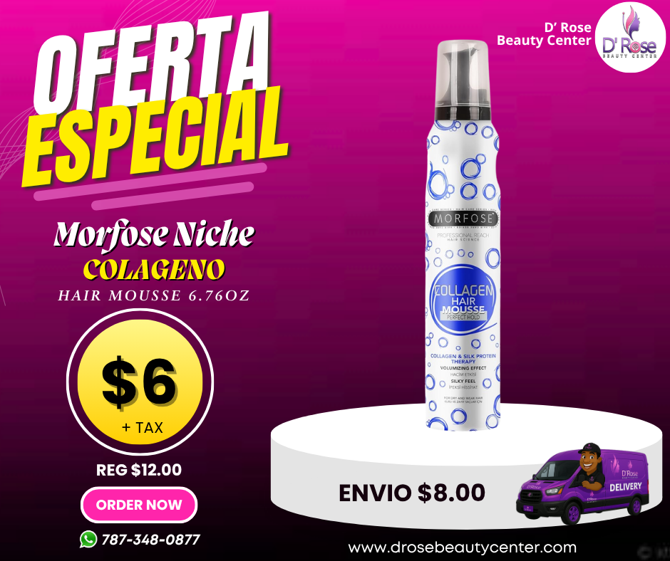 MORFOSE PROFESSIONAL COLÁGENO HAIR MOUSSE 8.45OZ (MCHM)