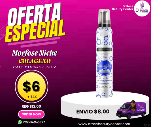MORFOSE PROFESSIONAL COLÁGENO HAIR MOUSSE 8.45OZ (MCHM)
