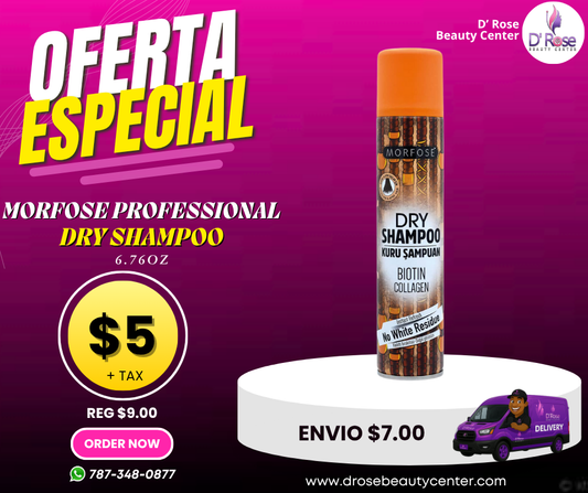 🌟 MORFOSE PROFESSIONAL DRY SHAMPOO FOR DREADLOCK HAIR 6.76OZ (MDSDLH)