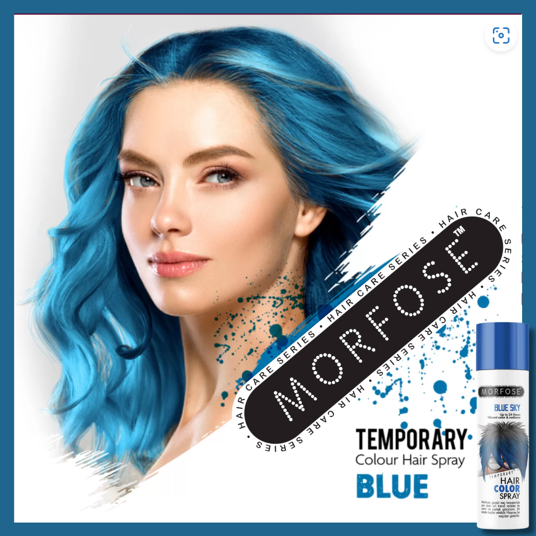 💙 MORFOSE PROFESSIONAL HAIR COLOR SPRAY BLUE 5.07OZ (MGMSB2)