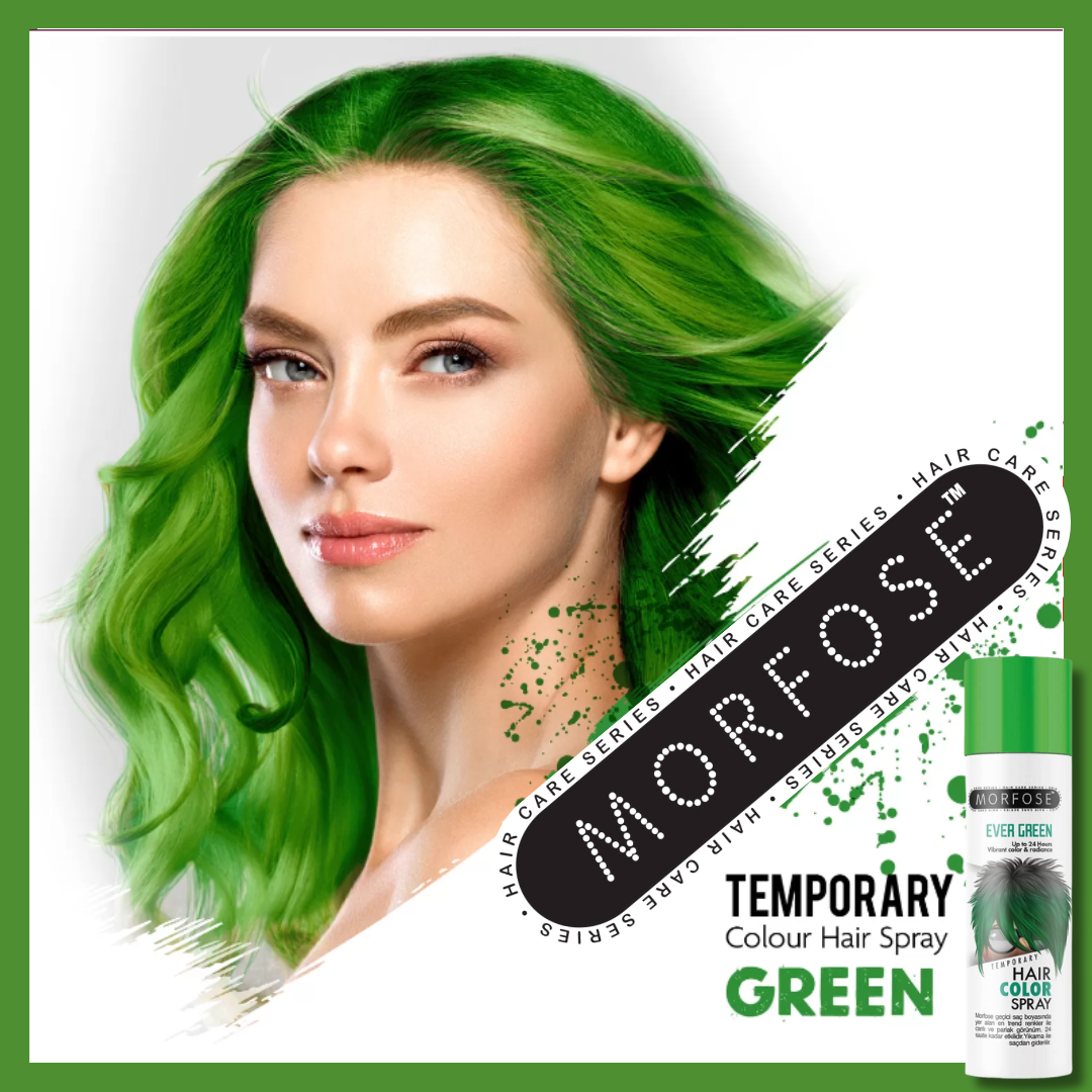 💚 MORFOSE PROFESSIONAL HAIR COLOR SPRAY GREEN 5.07OZ (MGMSG2)