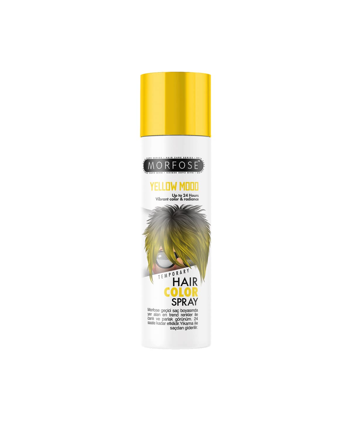 💛 MORFOSE PROFESSIONAL HAIR COLOR SPRAY YELLOW 5.07OZ (MGMSY)