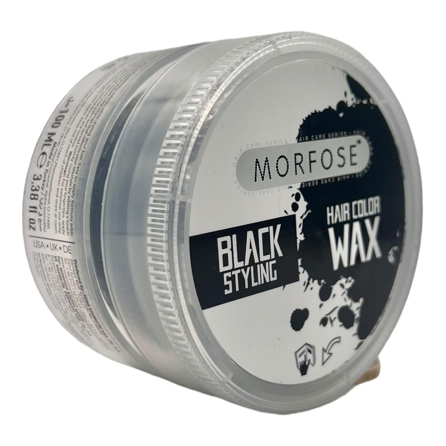 🌟 MORFOSE PROFESSIONAL HAIR COLOR WAX BLACK 3.38OZ (MHCWB1)