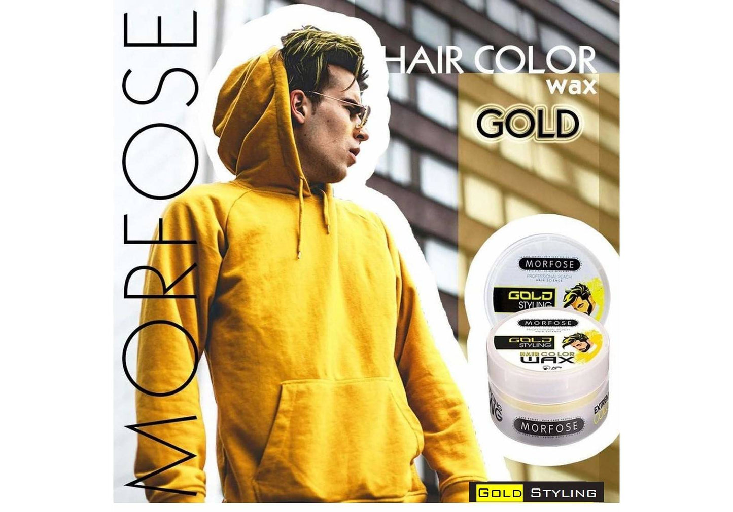 🌟 MORFOSE PROFESSIONAL HAIR COLOR WAX GOLD 3.38OZ (MHCWG)