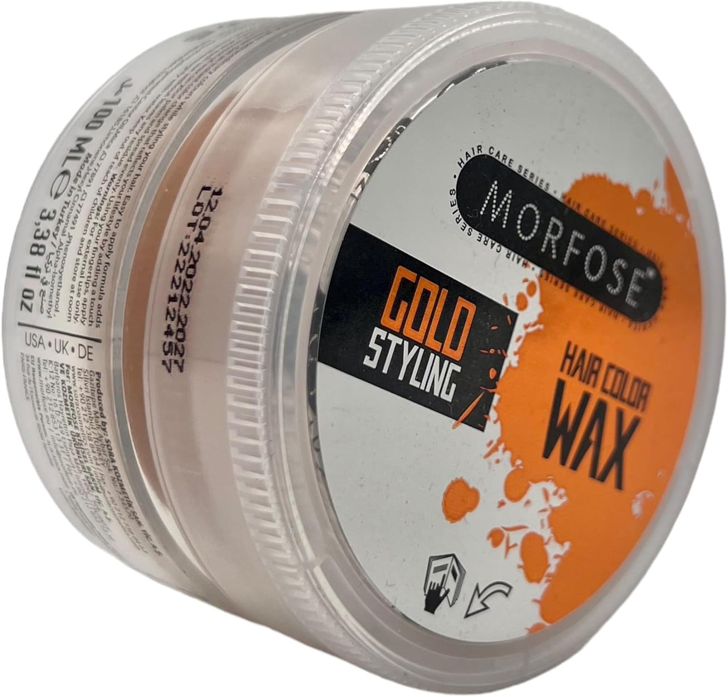 🌟 MORFOSE PROFESSIONAL HAIR COLOR WAX GOLD 3.38OZ (MHCWG)
