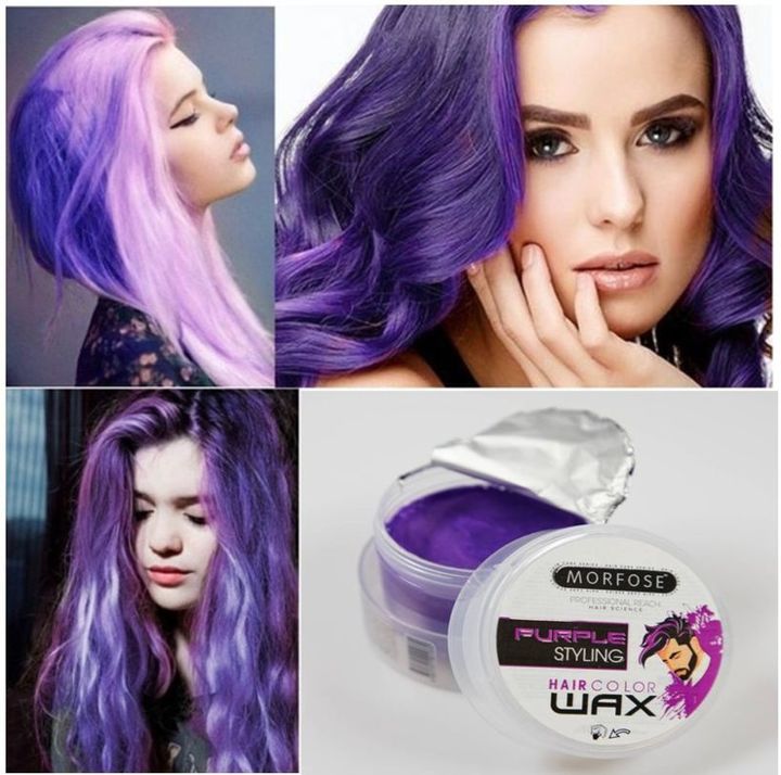💜 MORFOSE PROFESSIONAL HAIR COLOR WAX PURPLE 3.38OZ (MHCWP2)