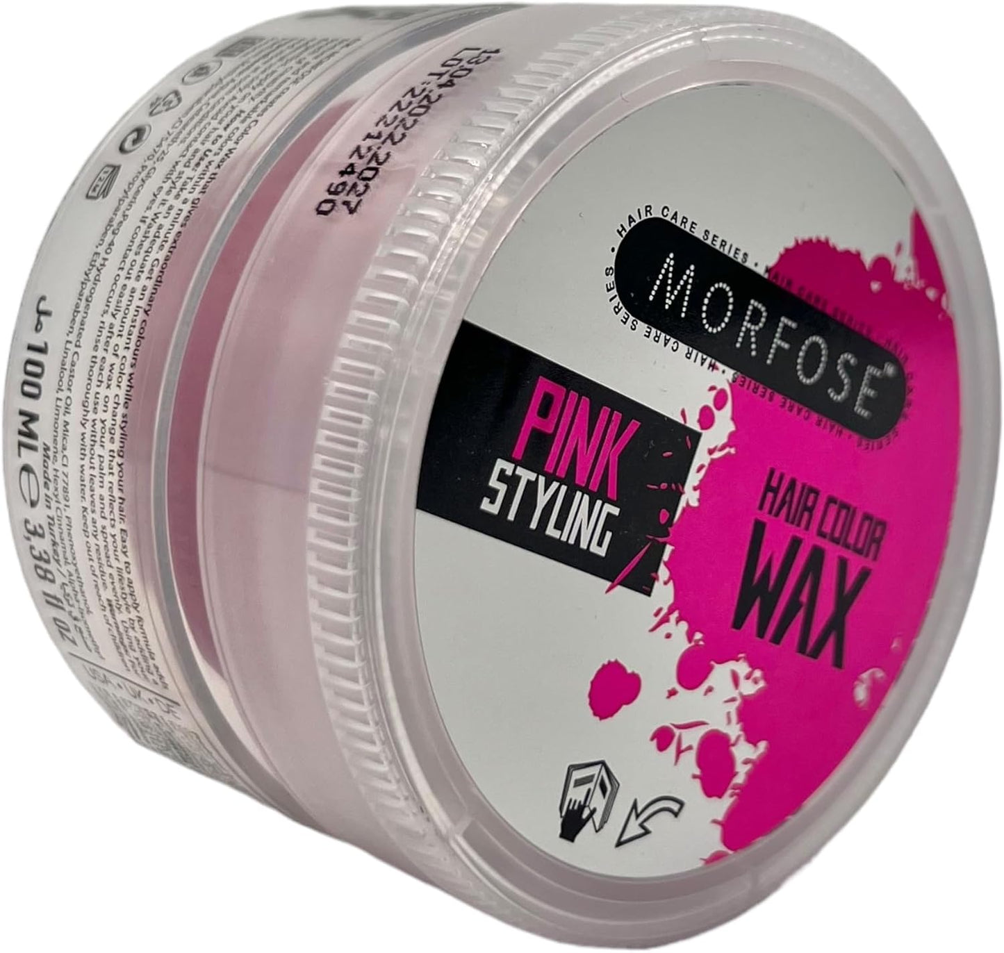 🌸 MORFOSE PROFESSIONAL HAIR COLOR WAX PINK 3.38OZ (MHCWP)