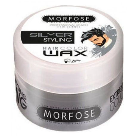 ⚡ MORFOSE PROFESSIONAL HAIR COLOR WAX SILVER 3.38OZ (MHCWS)