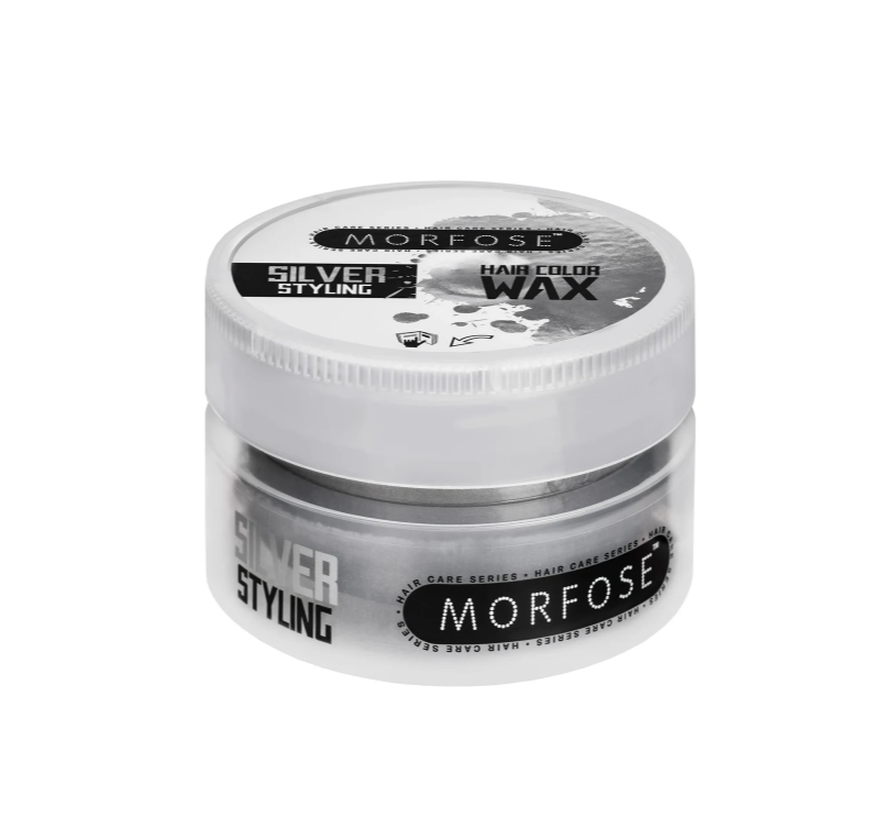 ⚡ MORFOSE PROFESSIONAL HAIR COLOR WAX SILVER 3.38OZ (MHCWS)