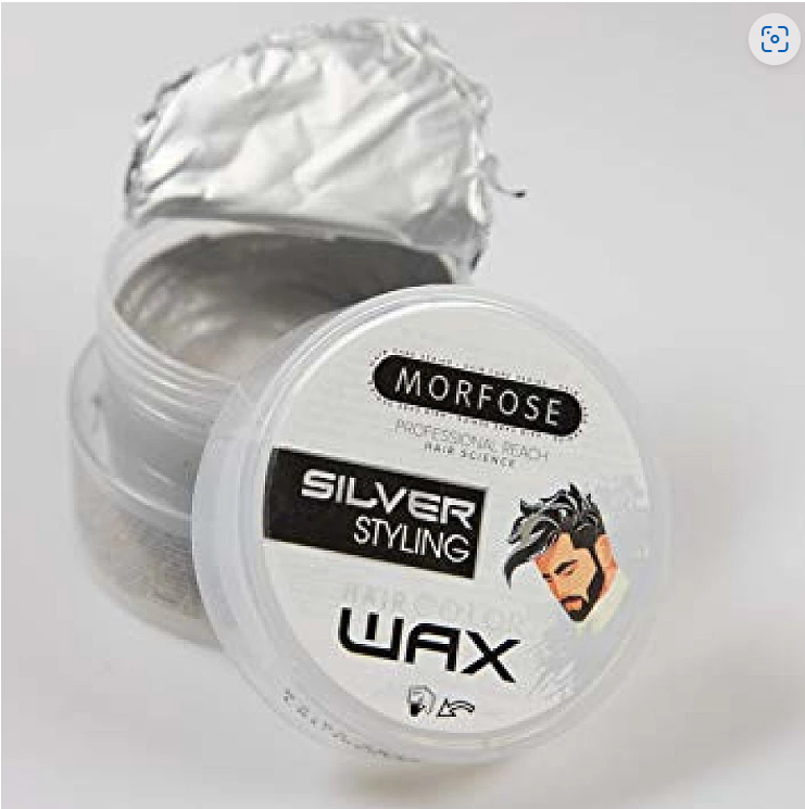 ⚡ MORFOSE PROFESSIONAL HAIR COLOR WAX SILVER 3.38OZ (MHCWS)