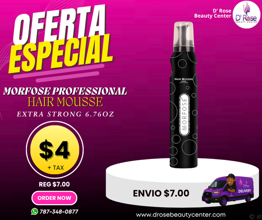 💨 MORFOSE PROFESSIONAL HAIR MOUSSE EXTRA STRONG 6.76OZ (MHMES)