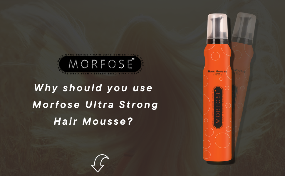 💨 MORFOSE PROFESSIONAL HAIR MOUSSE ULTRA STRONG 6.76OZ (MHMUS)