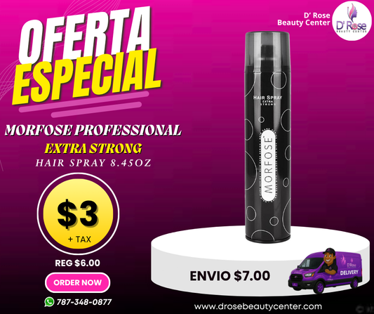 💨 MORFOSE PROFESSIONAL EXTRA STRONG HAIR SPRAY 8.45OZ (MHSES2)