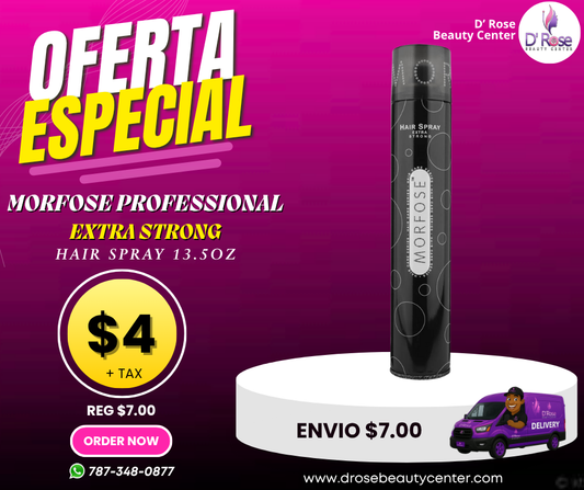 💨 MORFOSE PROFESSIONAL EXTRA STRONG HAIR SPRAY 13.5OZ (MHSES4)