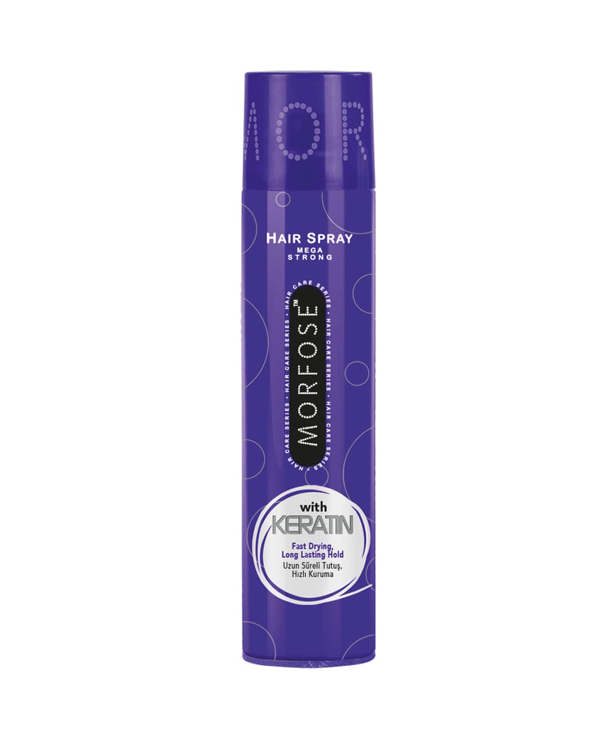 💨 MORFOSE PROFESSIONAL MEGA STRONG HAIR SPRAY CON KERATINA 10.14OZ (MHSMSK)