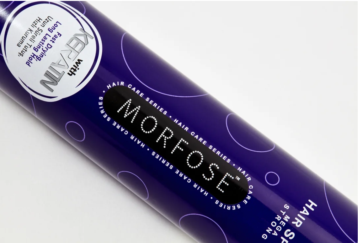 💨 MORFOSE PROFESSIONAL MEGA STRONG HAIR SPRAY CON KERATINA 10.14OZ (MHSMSK)