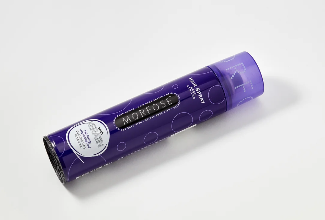 💨 MORFOSE PROFESSIONAL MEGA STRONG HAIR SPRAY CON KERATINA 10.14OZ (MHSMSK)