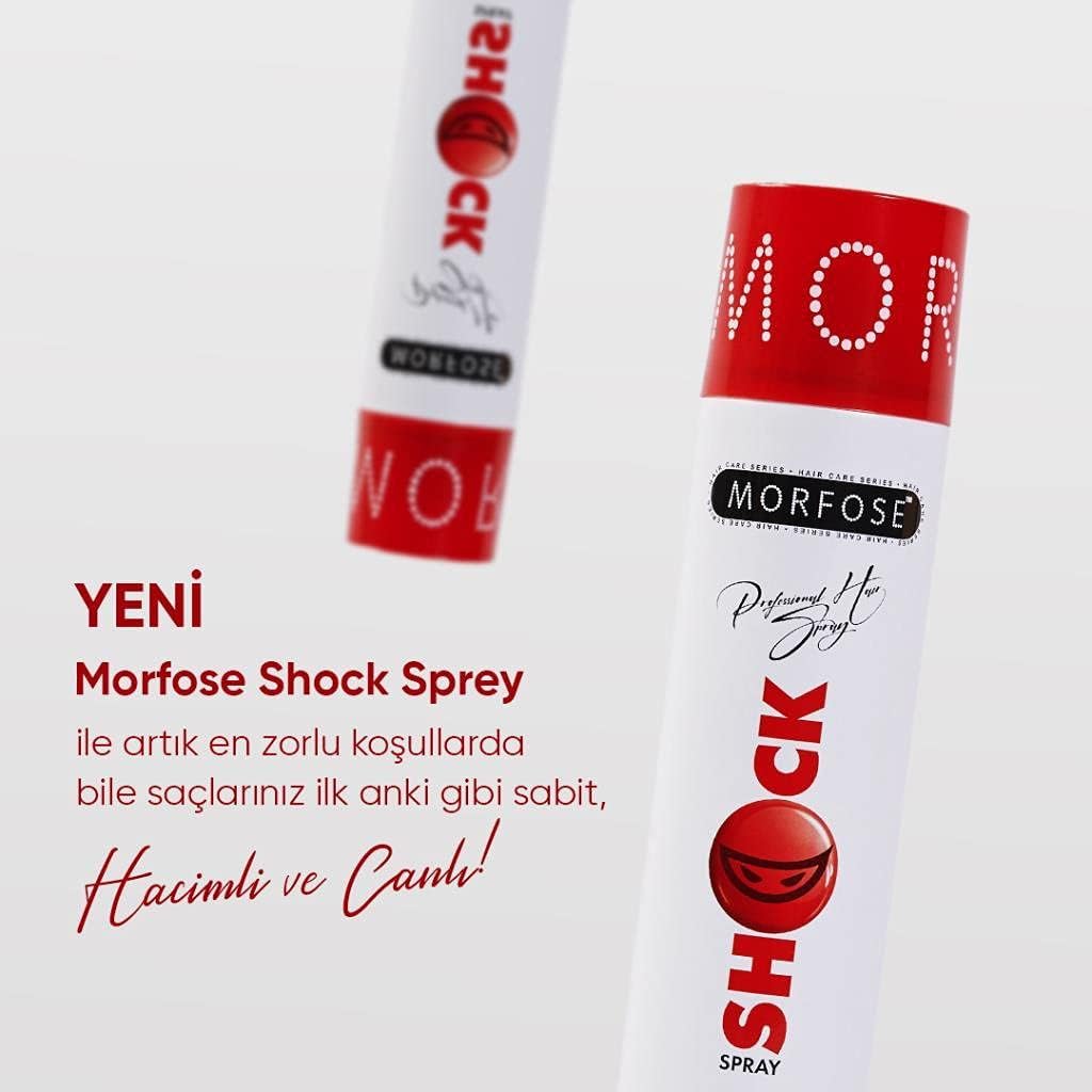 💨 MORFOSE PROFESSIONAL SHOCK WAX HAIR SPRAY 10.14OZ (MHSS300)