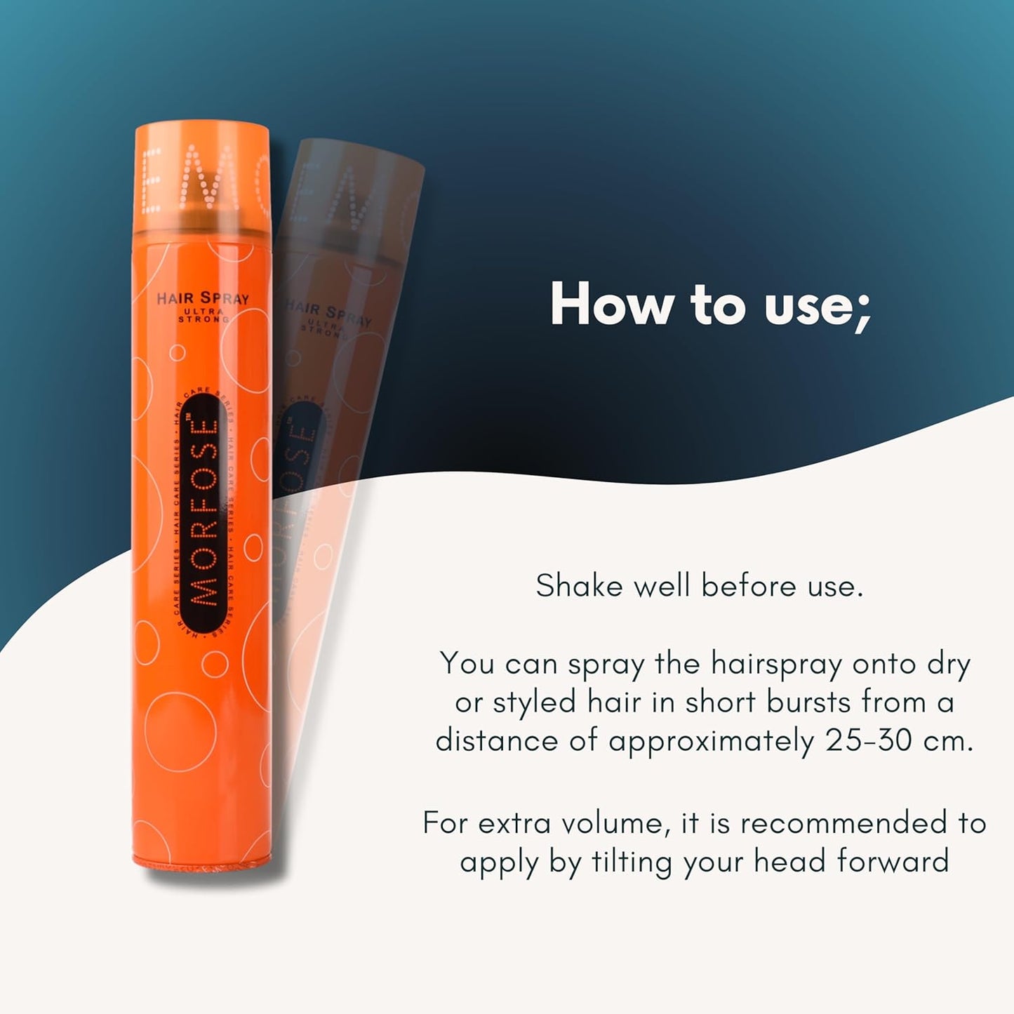 💨 MORFOSE PROFESSIONAL ULTRA STRONG HAIR SPRAY 3.04OZ (MHSUS9)
