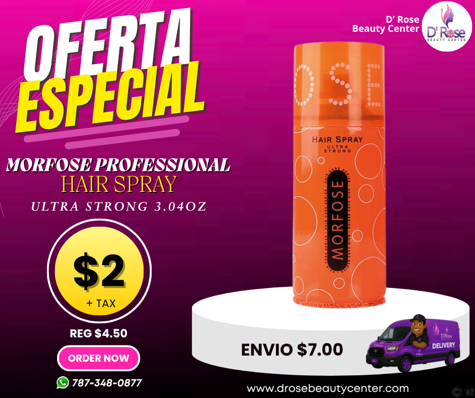 💨 MORFOSE PROFESSIONAL ULTRA STRONG HAIR SPRAY 3.04OZ (MHSUS9)