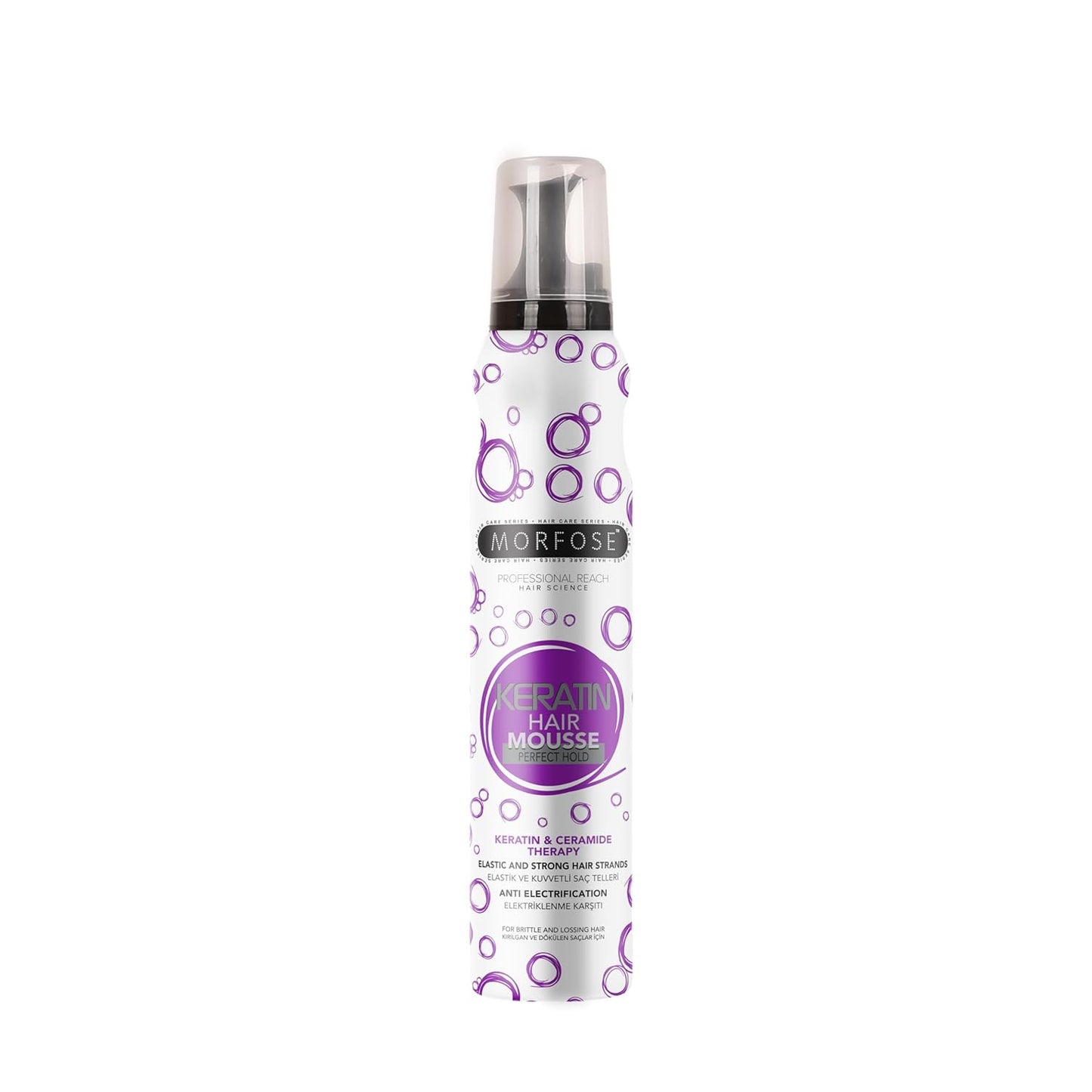 MORFOSE PROFESSIONAL KERATINA HAIR MOUSSE 6.76OZ MKHM
