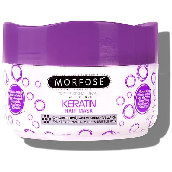 Morfose Professional Keratina Mascarilla 8.45oz – Nutrición y Reparación Profunda