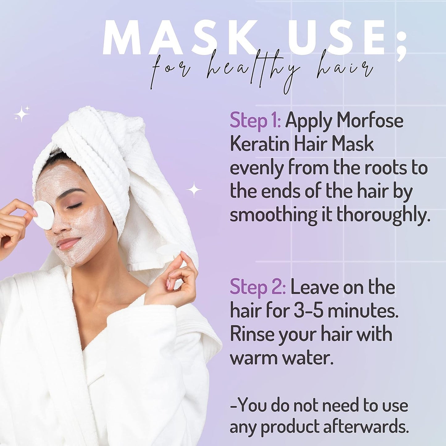 Morfose Professional Keratina Mascarilla 1.69oz – Reparación y Suavidad Profunda
